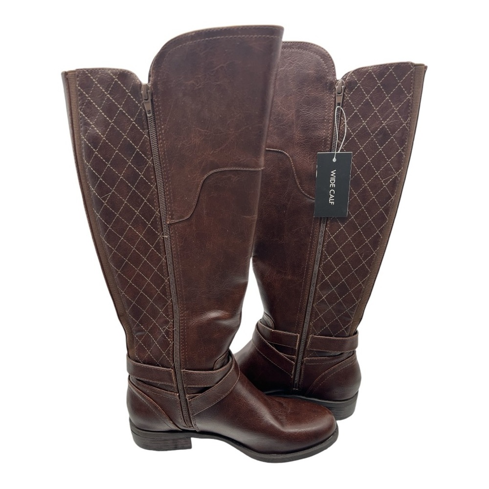 G by Guess brown wide calf riding boots size 8.5